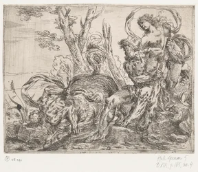 Hércules mata al centauro Nessus