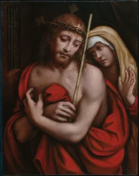 Cristo coronado de espinas, después de 1521 (óleo sobre tabla)