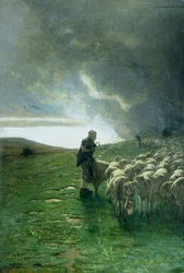 Después de la tormenta, Giovanni Segantini (1858-1899)