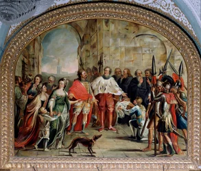 Jaime I de Chipre es liberado por el dux de Génova Leonardo Montaldo, en 1383 (Pintura