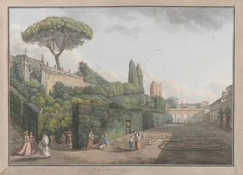 Jardín del Palazzo Colonna, ca. 1780