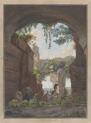 Interior de los Baños de Caracalla