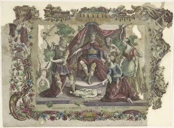 Het oorde van Solomon El juicio de Salomon / El juycio de Salomon (título sobre objeto)