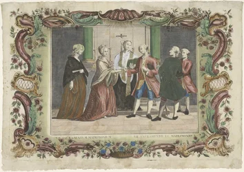 El sacramento del matrimonio VIII. sacramentum matrimonio / VII. sacramento el matrimonio (título sobre objeto) Los siete sacramentos (título de la serie)