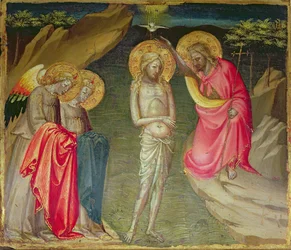 El Bautismo de Cristo (óleo sobre tabla)