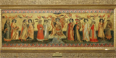 Las siete artes liberales (pintura sobre madera)