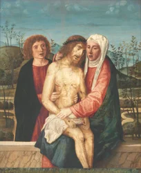 Piedad con la Virgen y San Juan