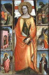 Santa Reparata, con Escenas de Martirio y SS. Juan Bautista y Nicolás