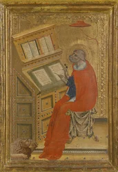 San Jerónimo en su estudio, c.1430 (pintura sobre madera)