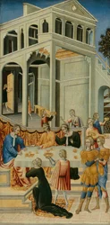 Salomé pidiendo a Herodes la cabeza de San Juan Bautista