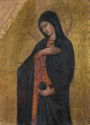 la virgen anuncia