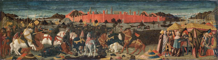 La historia de Coriolano, del frente de un cassone