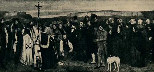 Funeral en Ornans, c. 1850