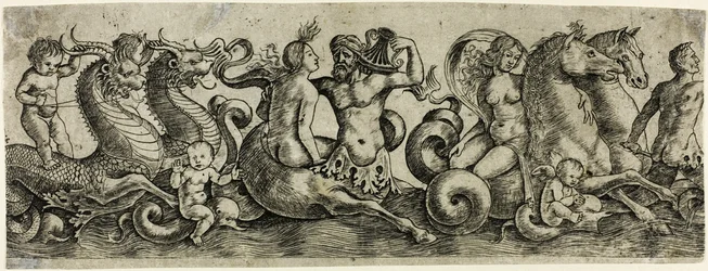 Friso con tritones y ninfas