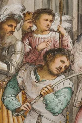 Nave central, cuarto tramo sur, Coronación de espinas