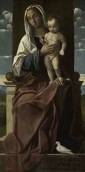 Virgen con el Niño entronizado