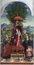 Virgen del Paraguas de Girolamo dai Libri, Museo de Castelvecchio