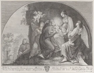 Adoración de Cristo por San Francisco