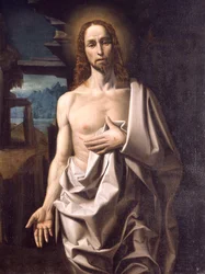 Cristo resucitado (óleo sobre lienzo)