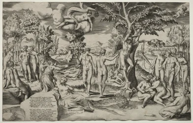 Amor en los Campos Elíseos, 1563