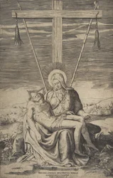Piedad bajo la Cruz del Gólgota, 1547