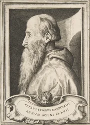 Retrato del Cardenal Pietro Bembo mirando a la izquierda, 1572