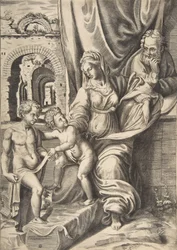 La Sagrada Familia y el niño Juan el Bautista, 1531-76