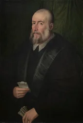 Retrato de un anciano, mediados del siglo XV (óleo sobre madera)