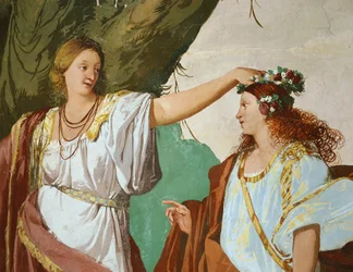 La ninfa Amarilis coronada ganadora de un concurso de besos