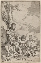La Virgen y el Niño con San Juan Bautista