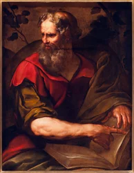 Representación del apóstol San Simón el Zelote (o San Simón el Cananeo) Pintura de Giulio Cesare Procaccini (1574-1625)