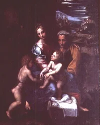 Madonna y el Niño con Santa Ana y San Juan Bautista