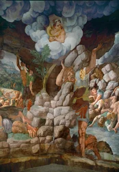 La batalla de los gigantes (fresco)