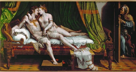 Los amantes (pintura sobre lienzo)