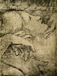 Venus, halagada por Adonis