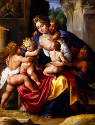 Charity (óleo sobre metal)