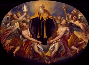 San Benito en la gloria de Giuseppe Cesari (1568-1640)