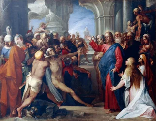 La resurrección de Lázaro, de Giuseppe Cesari