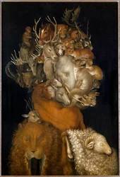 Tierra, alegoría (pintura sobre madera)