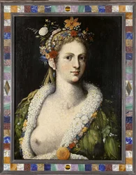 Flora meretrix, hacia 1590