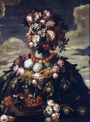 Giuseppe Arcimboldo (1527 - 1593). Primavera. Milán, Castello Sforzesco