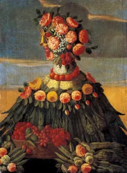 Primavera Pintura del taller de Giuseppe Arcimboldo
