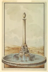 Diseño para Fuente con Jarra Canópica