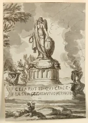Monumento sepulcral para Melchiore Cesarotti, profesor en Padua
