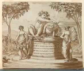 Monumento sepulcral para el poeta Tagerini