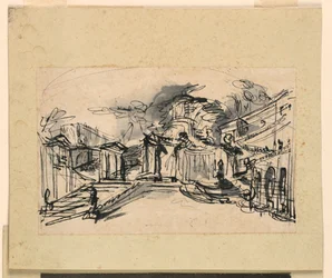 Diseño de escenario: arquitectura del palacio
