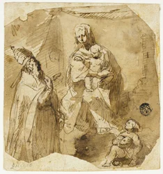 Virgen con el Niño, Juan Bautista y Santa Eclesiástica