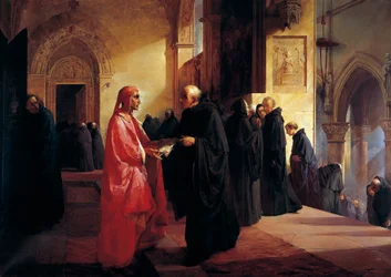Encuentro entre Dante y Fra Ilario