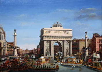 La entrada de Napoleón en Venecia el 29 de noviembre de 1807