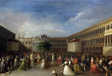 El Árbol de la Libertad erigido en la Piazza San Marco, 4 de junio de 1797